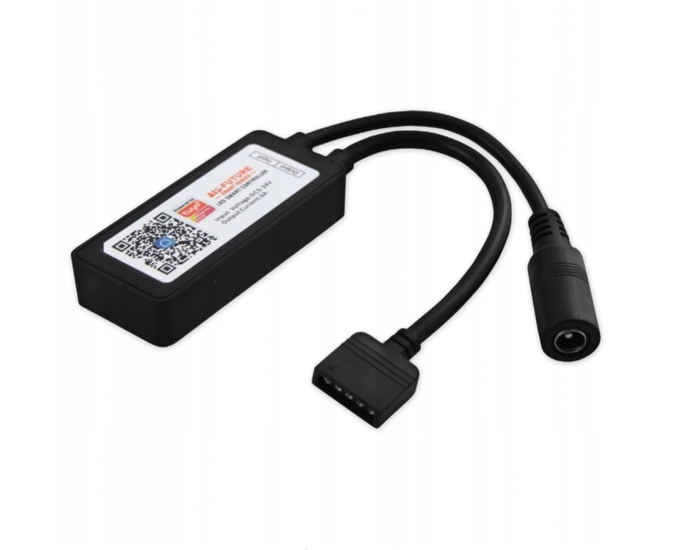 TUYA Smart RGBW controller - WIFI - 5 pins - 5 tot 24V TUYA Smart RGBW controller - WIFI - 5 pins - 5 tot 24V